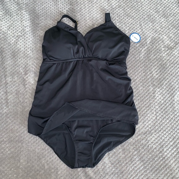 SwimSuits For All Black Flow tankini - Picture 4 of 6